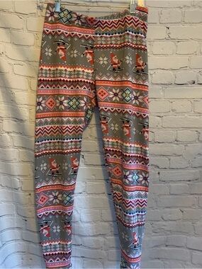 GORGEOUS LADIES New Christmas Winter Fleece Lined Leggings Large